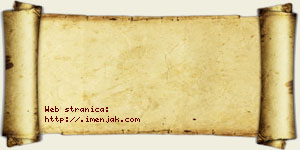 Una Brzaković vizit kartica